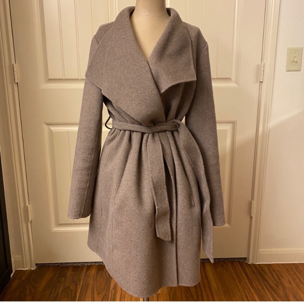 Banana Republic Wool Belt Wrap Coat Jacket